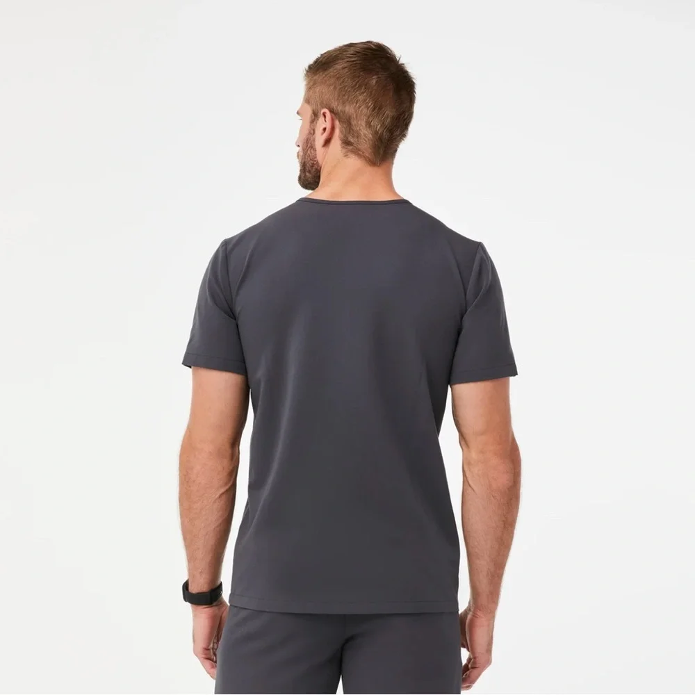 FIGS Men's Gray V-Neck Scrub Top Size XS - Picture 9 of 12